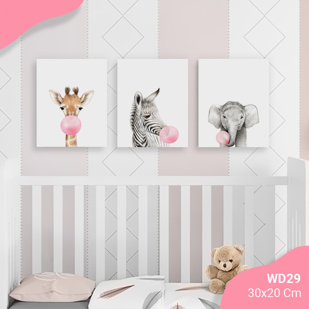 Hiasan Dinding Hiasan Kamar Wall Decor Aesthetic Animal Hewan Lucu- WD29