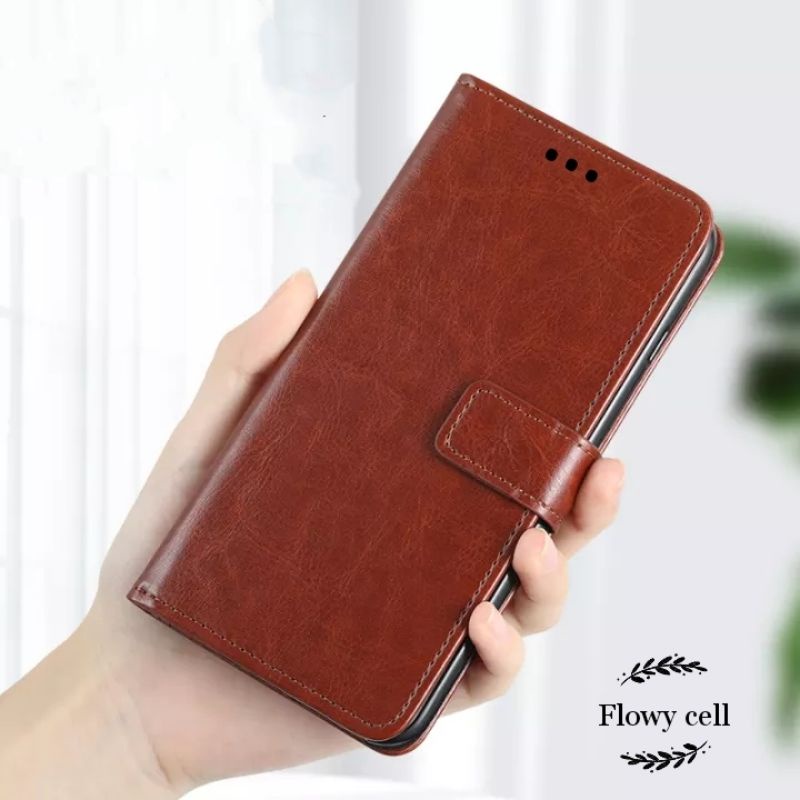 LEATHER CASE VIVO Y15s Y33s Y33T FLIP COVER SARUNG HP DOMPET KULIT WALLET