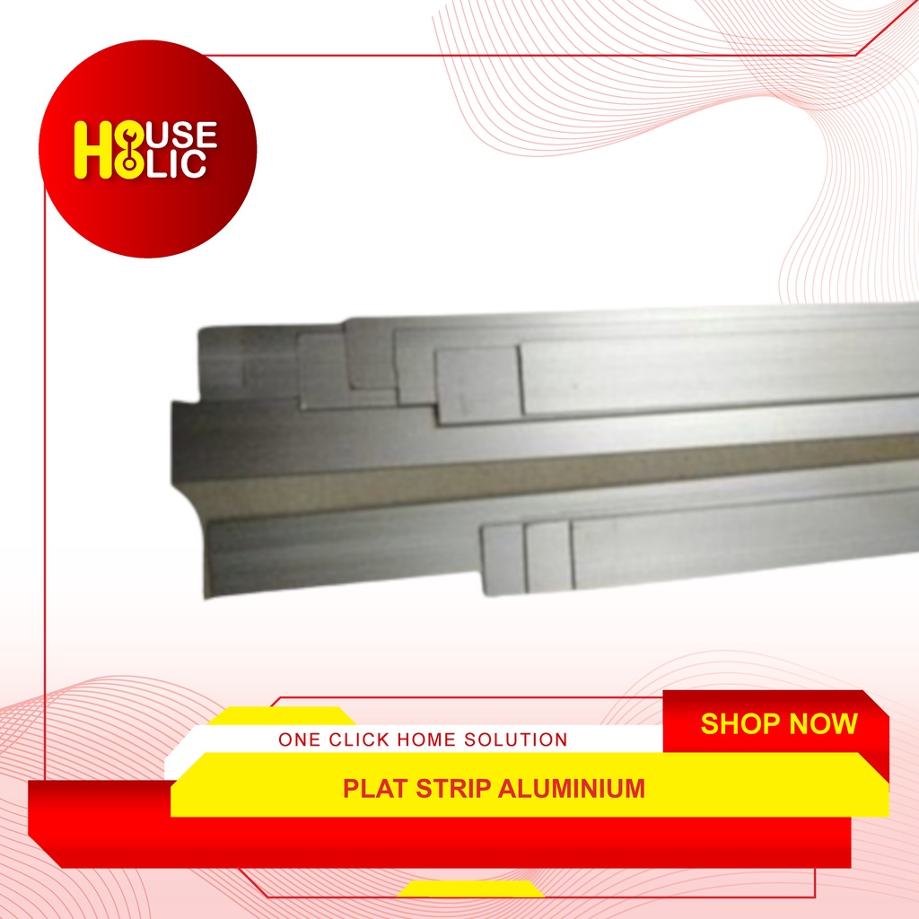 Plat Strip Aluminium 2 Cm 2,5 Cm Panjang 6 Meter Plate Aluminium Strip
