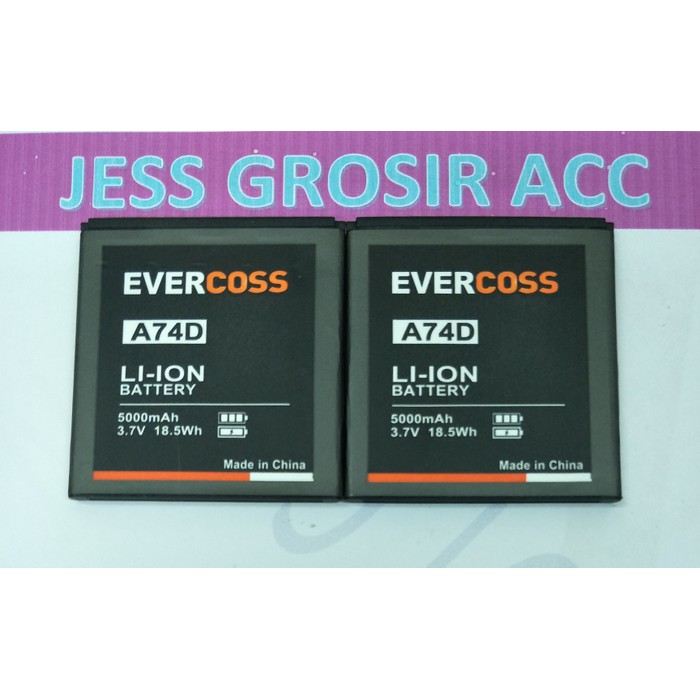 Baterai Battery Double Power Evercoss Evercross A74A A74D A74C A54