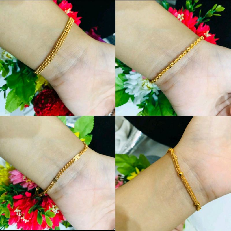 gelang tangan dewasa perhiasan fashion wanita