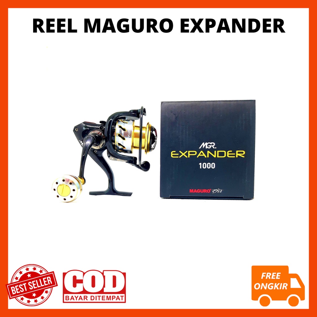 Reel Pancing MAGURO EXPANDER 1000-6000 Sangat Kuat POWER HANDLE
