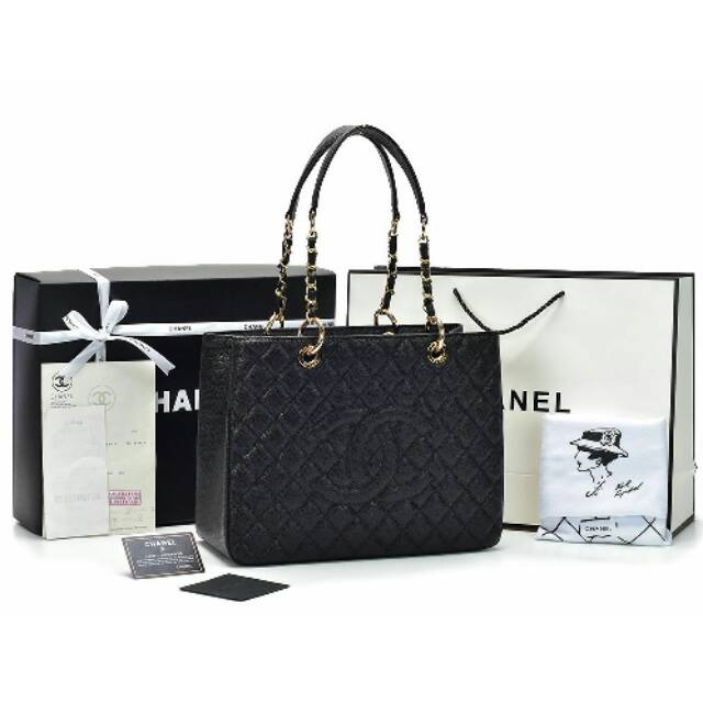 Tas chanel gst caviar
