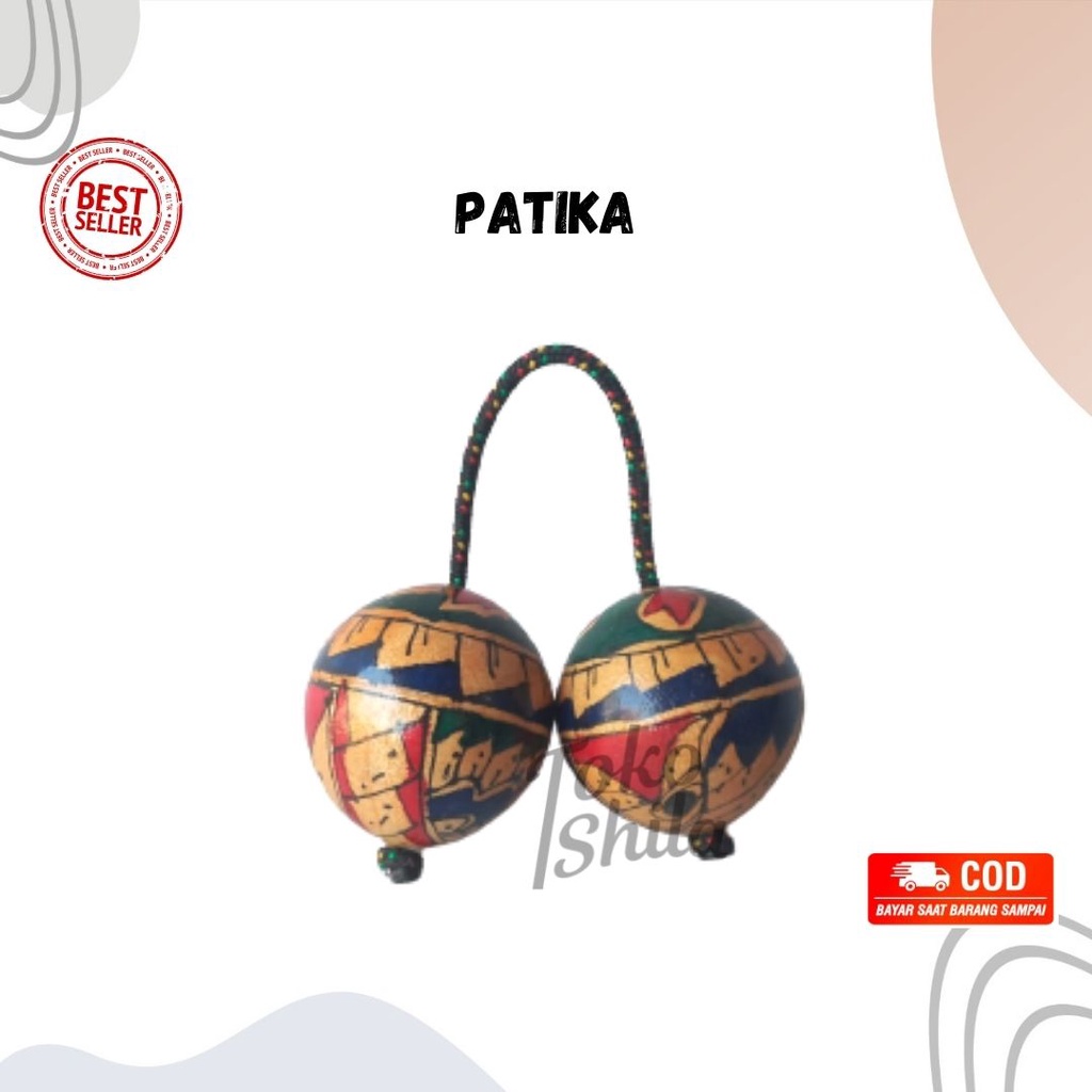 Marakas Patica Asalato Kosika Kashaka Shaker Kayu Alat musik Tradisional