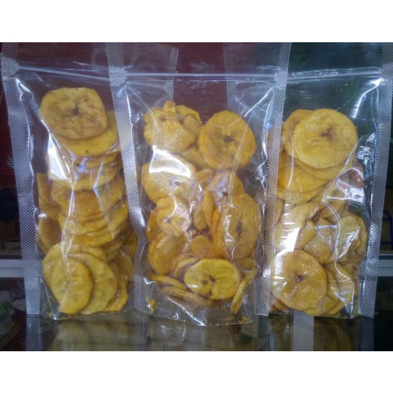 

Kripik Pisang Manis 100gr dan 200gr