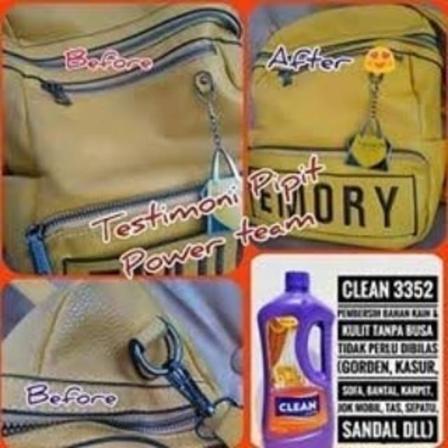 My Way Clean Ungu Sabun Pembersih tas kulit Tas Kain Dompet Sabun Serbaguna Tanpa Busa