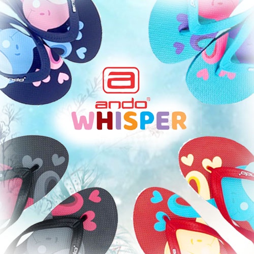 Sandal Jepit Ando Cewek/Sandal Japit Cewek Whisper ORIGINAL