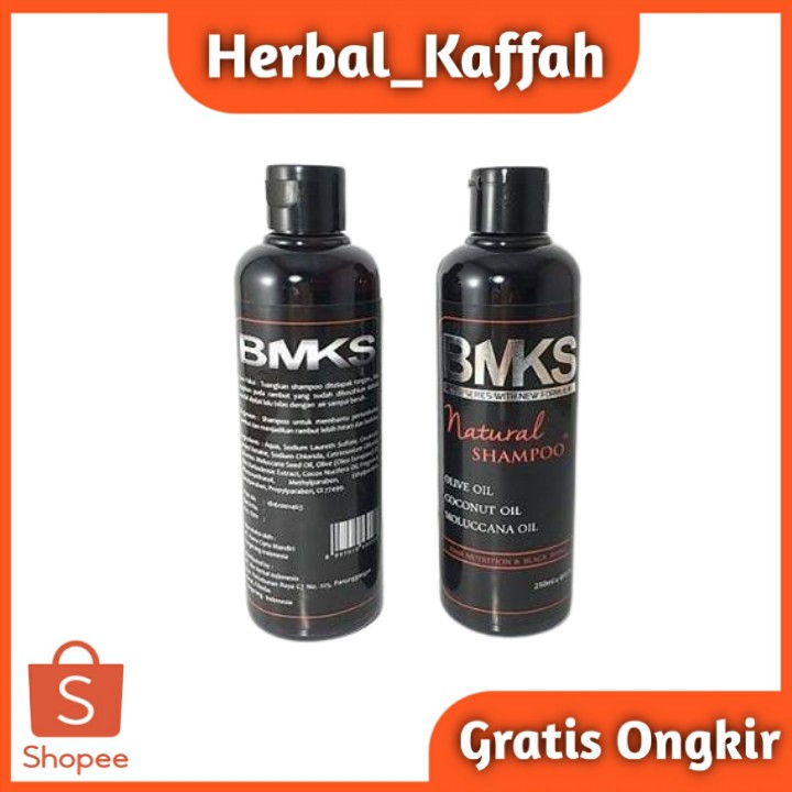 BMKS Natural Shampo Shampoo Penumbuh Rambut 250ml ASLI BPOM ORIGINAL 100%