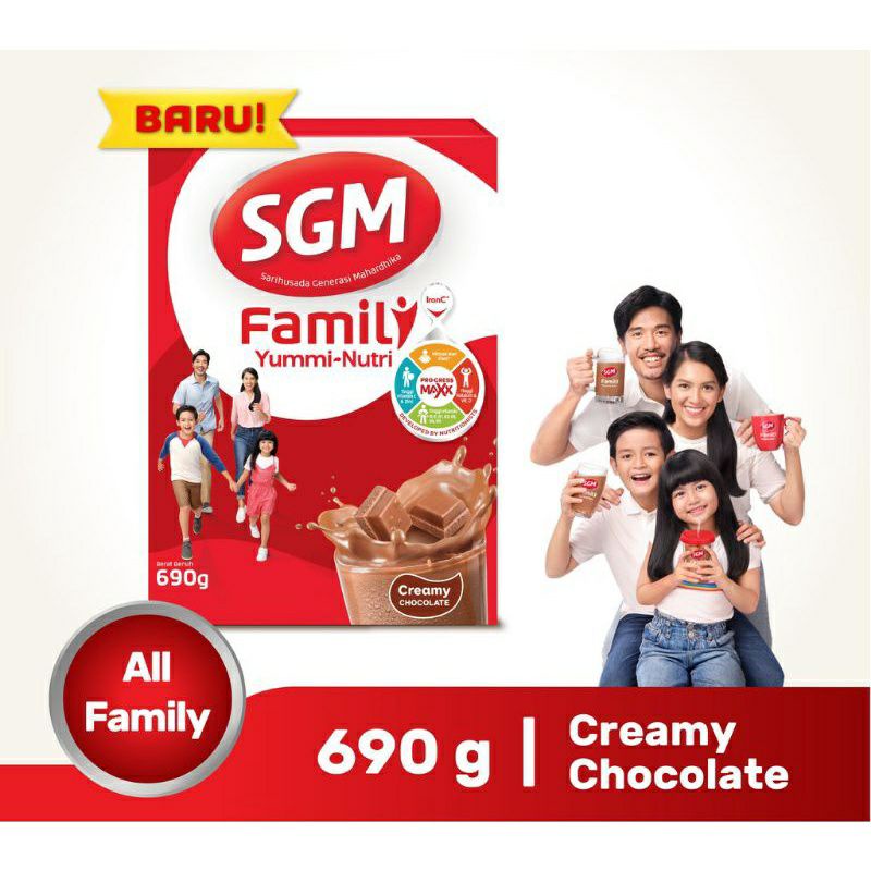 SGM Family Yummi-Nutri Susu Keluarga 690gram