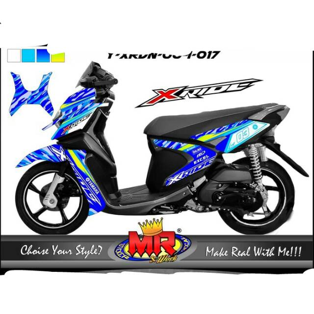 Decal Dekal All New X Ride 125 Stiker Sticker Xride New Terbaru