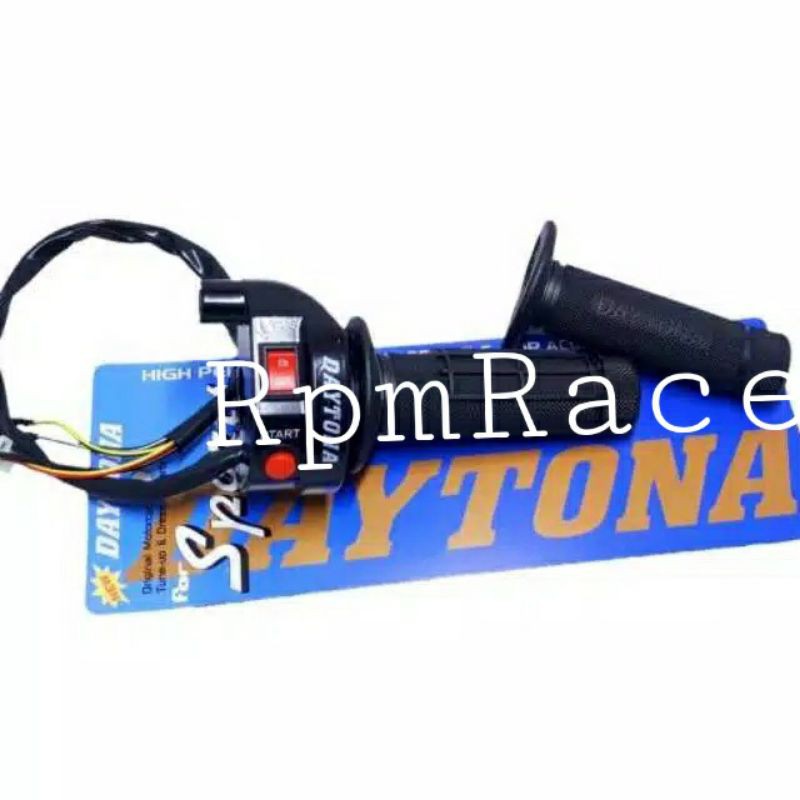 Gas spontan DAYTONA 2 TOMBOL ON/OFF DAN STATER UNIVERSAL SATRIA FU JUPITER Z MX F1ZR RXZ RXK DLL