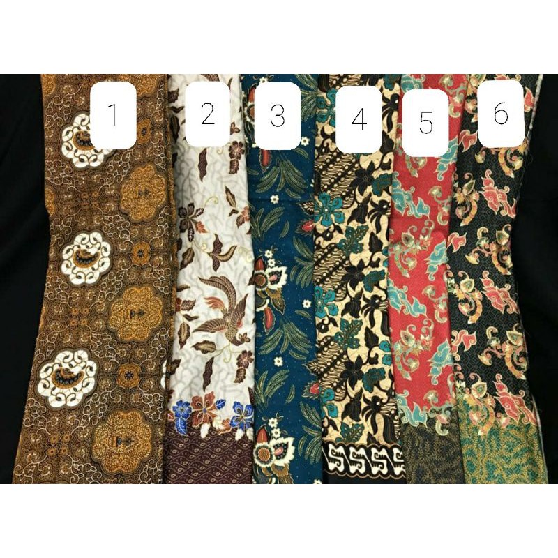 Kain Batik Meteran Bahan Wolfis Wolpis Woolpeach