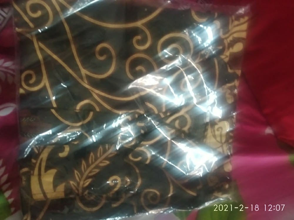 Couple Batik Tunik Modern Seragam Kerja Kantor Lengan Panjang