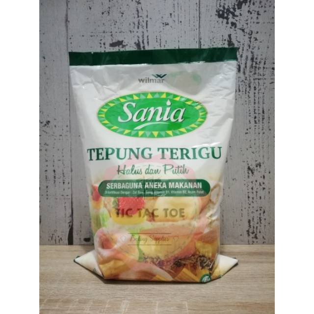 Tepung Terigu Serbaguna Sania Green Kemasan 1kg