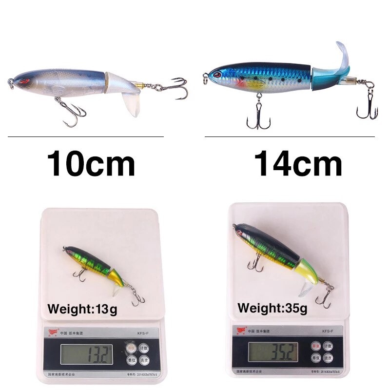 Umpan Pancing Popper Fishing Lure Bentuk Ikan Long Tail 13G - SCF3109