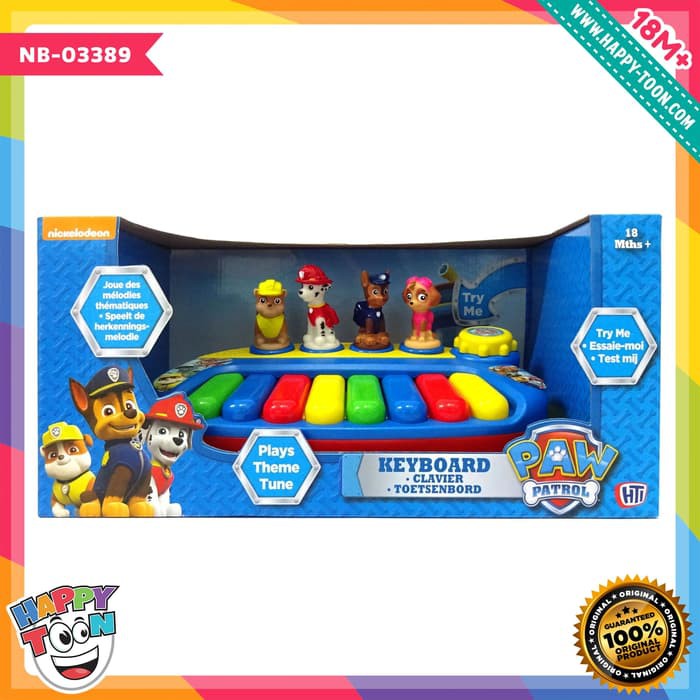 Happy Bus Xilopon Mainan Anak Bayi Musik Musical Toys Puzzle Baby ZB853 Paw Patrol Keyboard - Maina