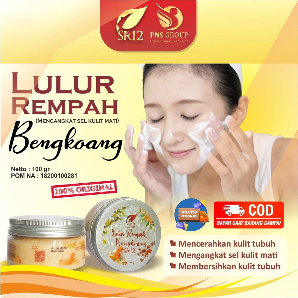 

Lulur Rempah Bengkoang sr12 | herbal | kecantikan | perawatan wajah | body skrub | skincare bpom