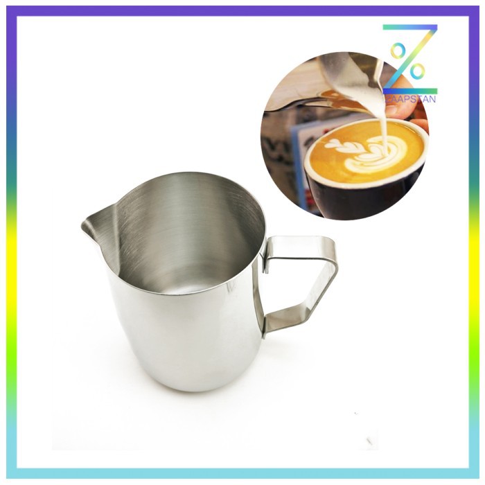 OneTwoCups Gelas Pitcher Kopi Espresso Latte Art Stainless Steel 600ml