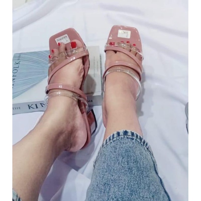 Sandal Wedges hak tahu/Sandal Wedges wanita