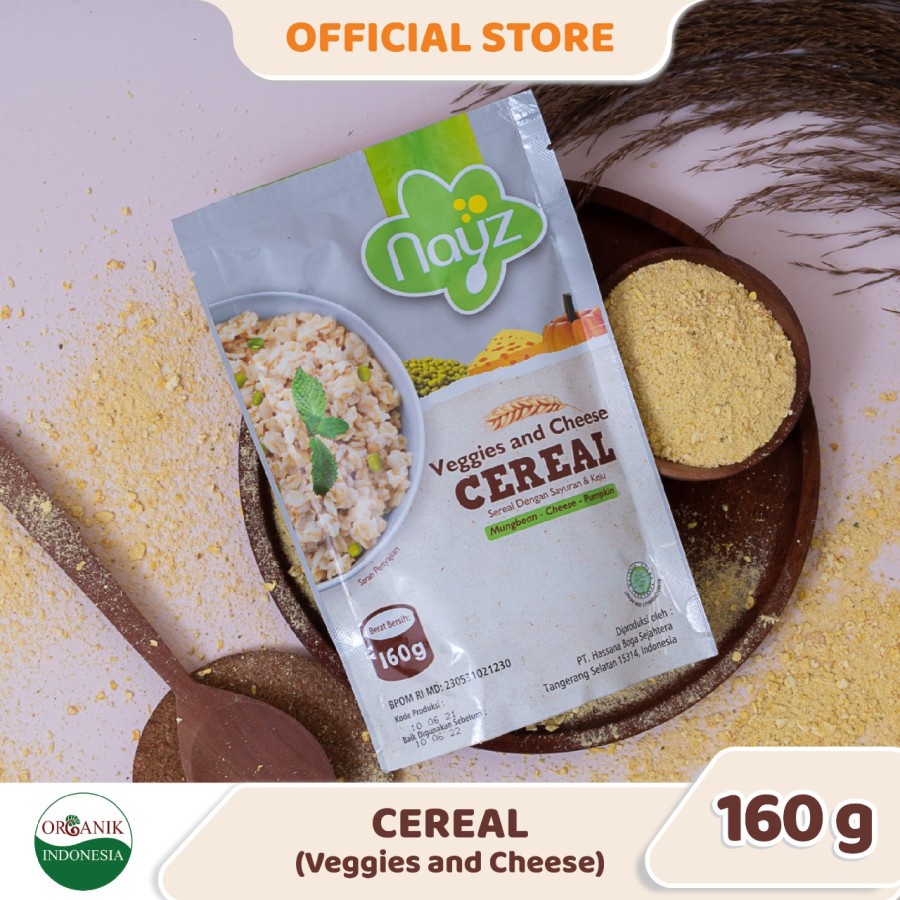 NAYZ Baby Cereal 160gr Oatmeal Sereal Bayi dan Lansia