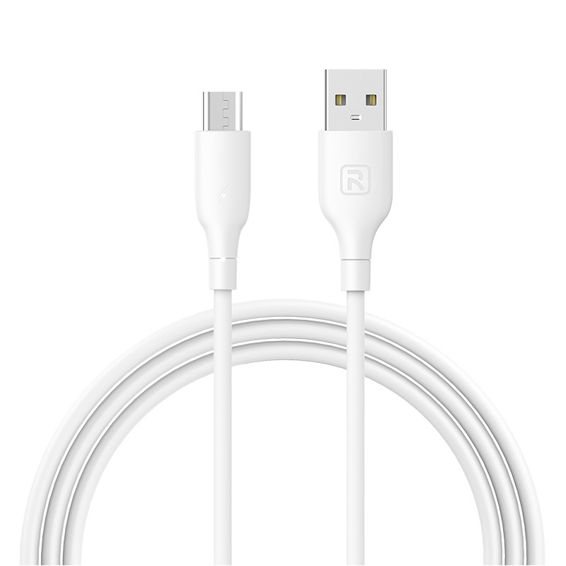 Charger USB Kabel Iphone/Micro/Type-C 2.4A Fast Charging RTC-N08 Putih 100CM RECCI