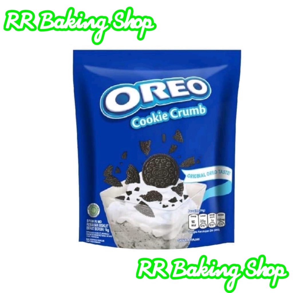 

Oreo Crumb Bubuk 1kg kemasan asli pabrik - Crumb Oreo 1kg