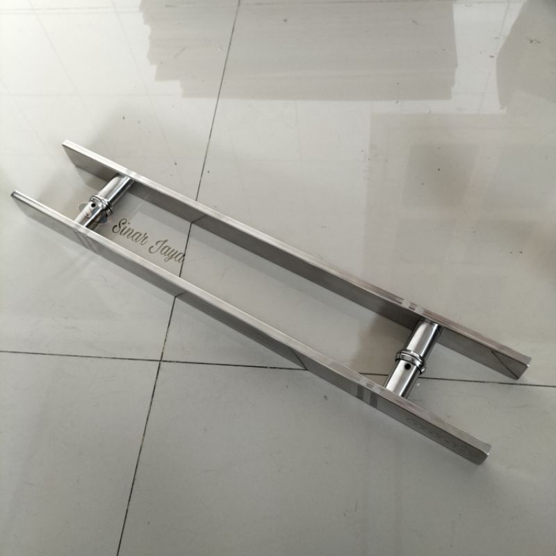 handle pintu baut tembus panjang 100cm gagang tarikan pintu stainless pegangan pintu rumah minimalis