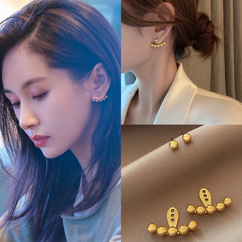 Anting Warna Emas Untuk Aksesoris