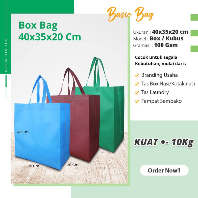 

TAS SPUNBOND 40X35X20 / TAS LAUNDRY / TAS SEMBAKO / GOODIE BAG