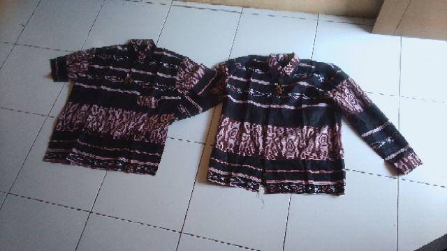 Batik Couple Keluarga Maura Sania Ruffle Ori Ndoro Jowo Dnt Motif Terkini 2021