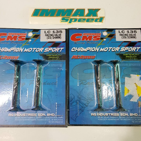 Klep MX Vixion R15 Xabre CMS 22-24 19-22 Gede Lebar Racing