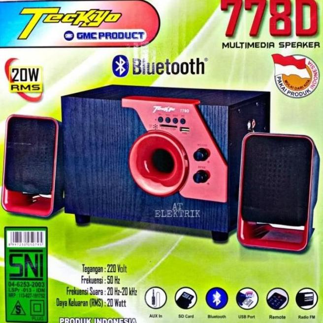 PROMO SPEAKER AKTIF TECKYO 778D MULTI MEDIA SPEAKER TECKYO 778D BLUETO