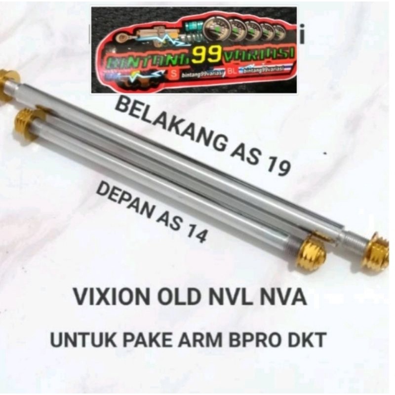 AS RODA PROBOLT GOLD DEPAN BELAKANG VIXION OLD NVL NVA THAILAND
