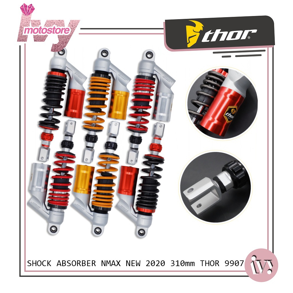 PEREDAM KEJUT TABUNG SHOCK ADJUSTABLE 9907 280MM 310MM (NMAX NEW 2020) 320MM 340MM THOR