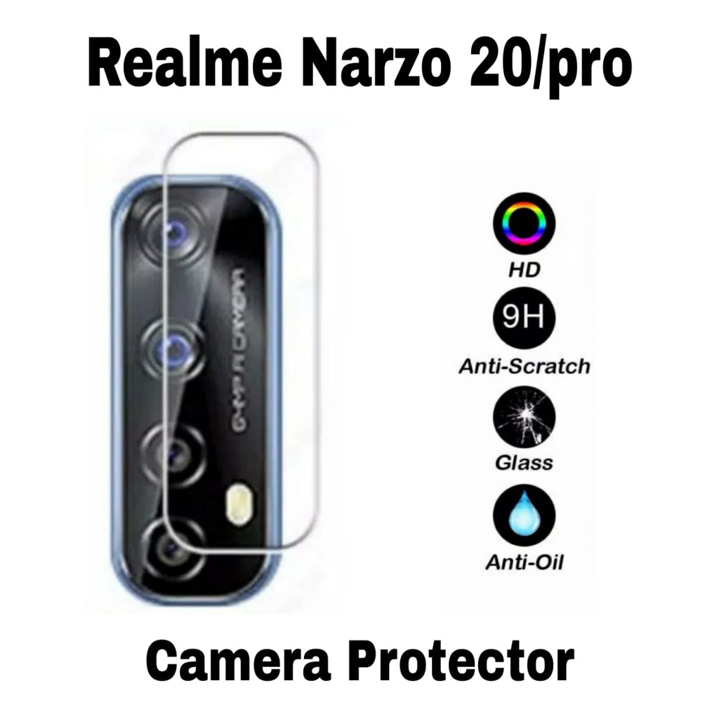 TEMPERED LENS CAMERA REALME NARZO 20/20 PRO/REALME C17/REALME 7/7I/7 PRO TEMPERED GLASS