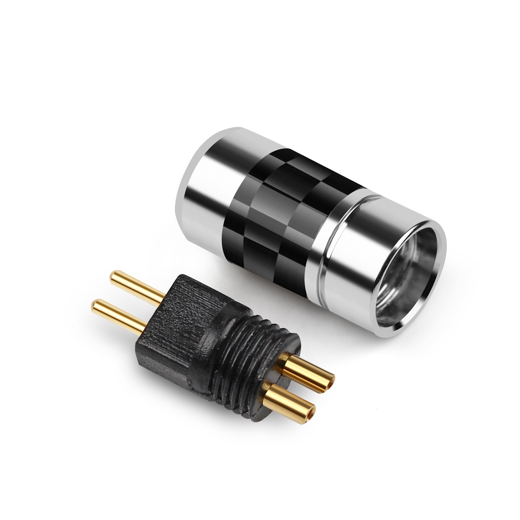 Adapter Konektor Kabel Audio Jack 0.78mm Bahan Aluminum Alloy Untuk Earphone / Headphone