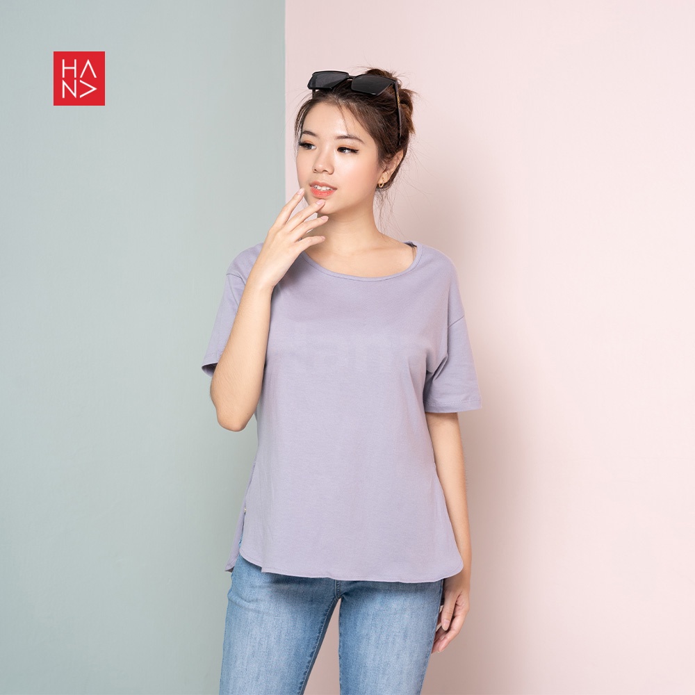 Hana Fashion - Clafita Cotton T-shirt Waniita Atasan Katun Wanita - TS261