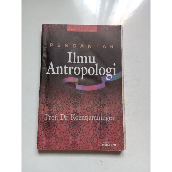 PENGANTAR ILMU ANTROPOLOGI