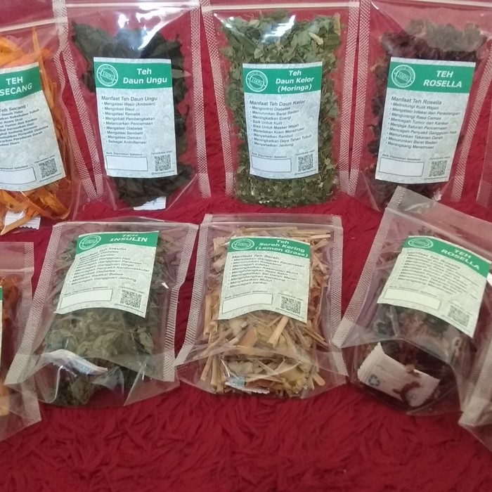 

Paket Ekonomis Aneka Teh Herbal Serba 5 Ribu Rempah Bu Risma