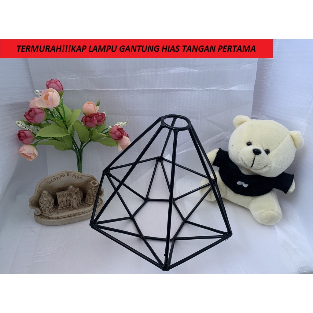 kap lampu hias gantungdekorasi rumah+fiting kabel