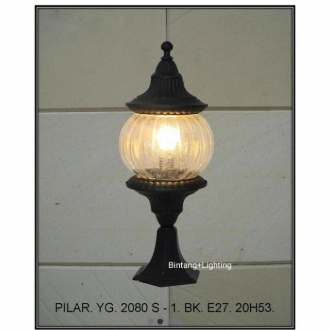 Lampu Tiang 1 Kap Lampu Taman Outdoor Seri 267 Lt4556