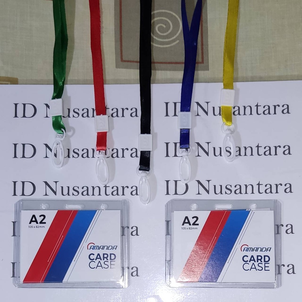 

Paket Tali Impor Kait Plastik 1 CM + ID Card Case A2