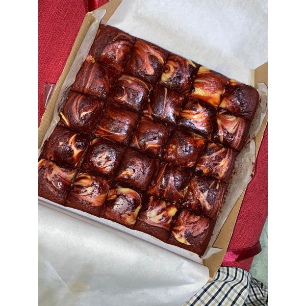 

brownies sekat redvelvet