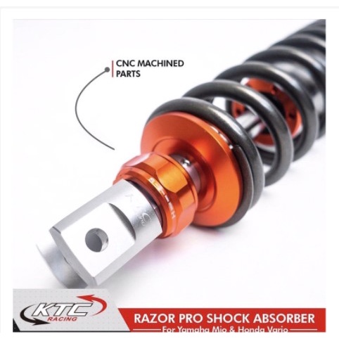 Shock Matic Shockbreaker KTC Racing Razor Pro Mio Lexi Beat Vario Click Vario 125 150 Genio Scoopy 300mm Universal