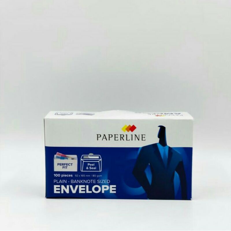 

Amplop Paperline Buklet Ukuran Uang Putih Polos 92 x 165 mm Dengan Lem / Seal Pengaman