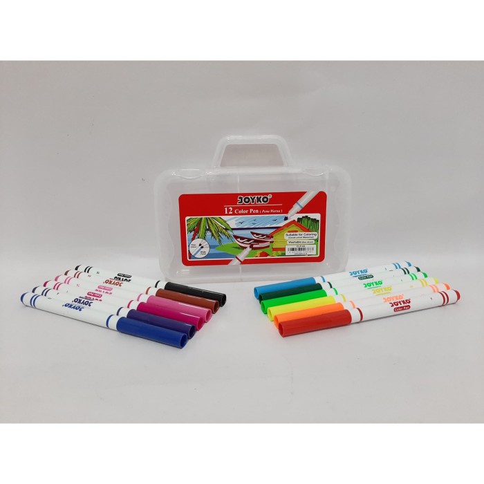 

Sale Spidol Warna/Color Pen Joyko Clp-04 12 Warna Murah