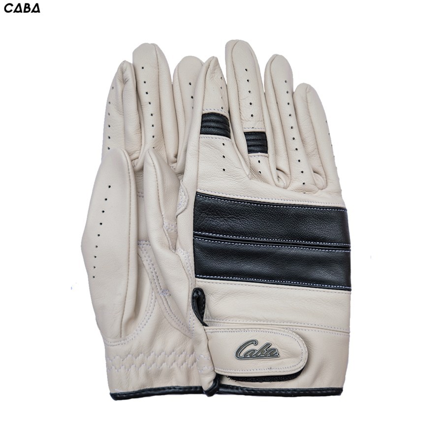 Sarung Tangan Kulit CABA Rebel Corsa White ( Gloves / Glove )