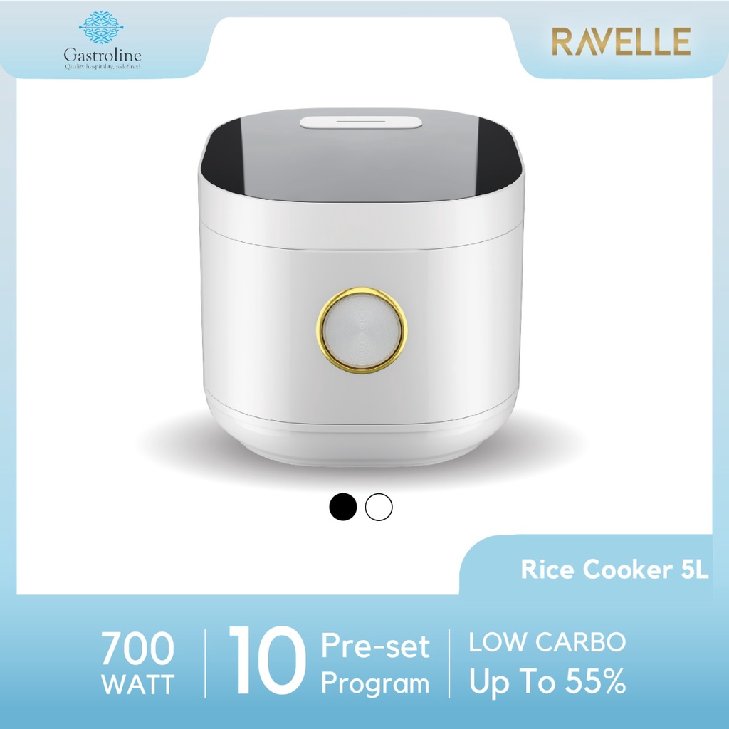 Jual Rice Cooker Digital Low Carbo 5L Rice Cooker Ravelle Low Carbo