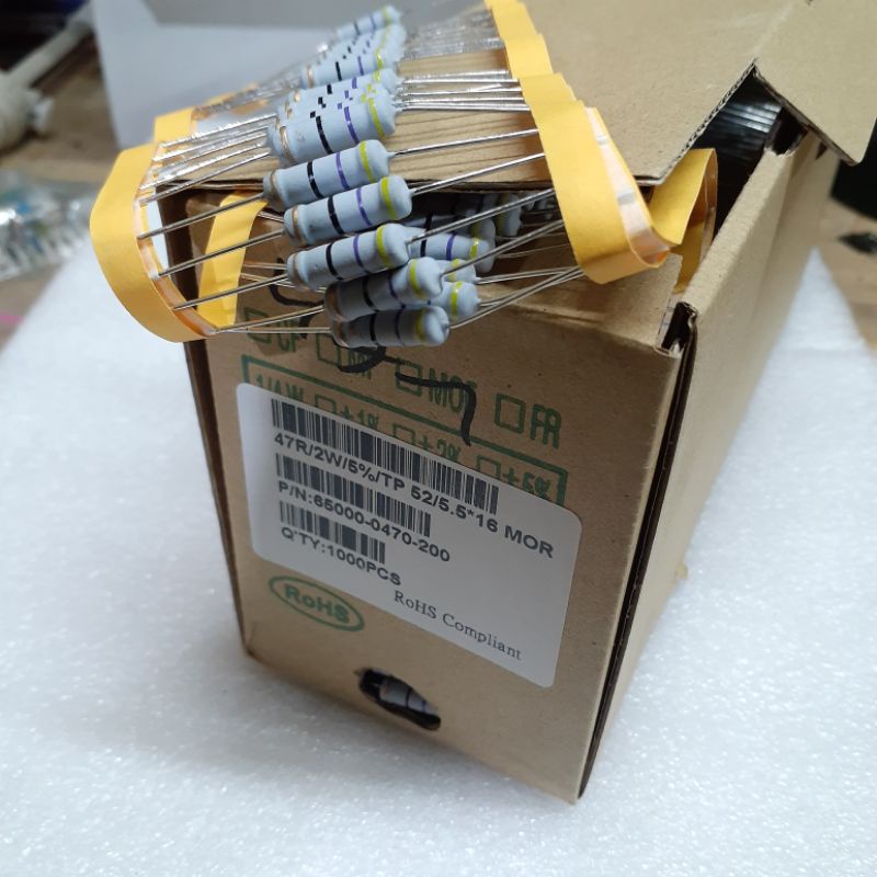 resistor 47ohm 2w