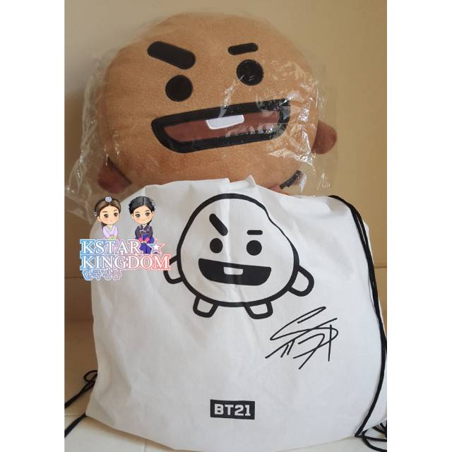 Official BT21-shooky cushion 30cm ❤❤